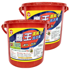 KINGEAGLE 鷹王 濃縮洗衣膏，蛋白分解酵素，護色除垢, 10kg, 2桶