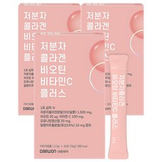 대원제약 저분자 콜라겐 비오틴 비타민C 플러스, 75g, 3개