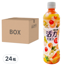 波蜜 活力果菜汁, 含維他命C、E, 500MLx24, 500ml, 24瓶