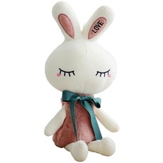 네이처타임즈 안고자는 토끼 인형, 다크핑크