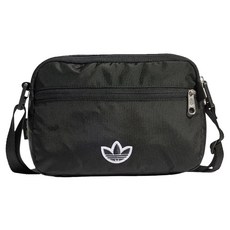 adidas original PE AIRLINER 斜背包 側背包 IT7610 3.5L, 黑色, 1個