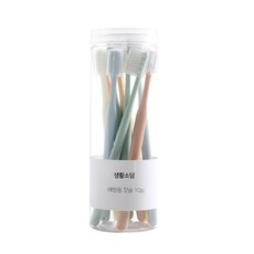 생활소담 파스텔 칫솔 여행용 랜덤발송, 10개입, 1개