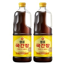 샘표 국간장, 1.7L, 2개