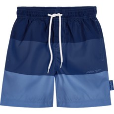 Playshoes 抗UV防曬速乾男童海灘褲-簡約色塊, 兒童泳裝, 孩童海灘褲, 海邊玩水戲水必備, 1入