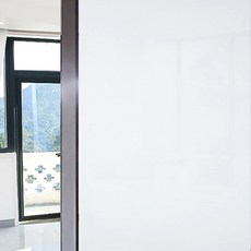 3D立體磨砂玻璃貼, Set 4個, 尺寸100*40~45cm, PVC材質, 磨砂素面, 1組