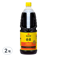 몽고간장 송표 으뜸진간장, 1.8L, 2개