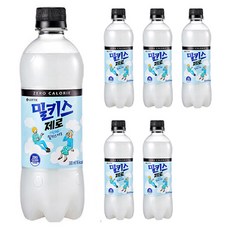 LOTTE 樂天 Milkis 無糖優格風味碳酸飲, 500ml, 6瓶