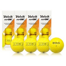 Volvik 富維克 高爾夫球組 黃色 12入, 3顆, 4組