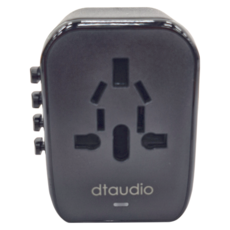 DTAudio 萬國旅行充 國際通用充電器 雙USB-A+雙Type-C 多國插頭, 1個
