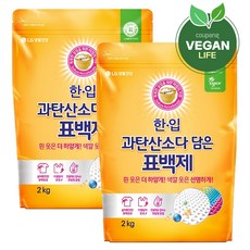 한입 과탄산소다 담은 표백제, 2kg, 2개 - 소다