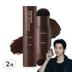 다슈 데일리 슬림 퀵 헤어라인 쿠션 2.5g, 내추럴 브라운, 2개