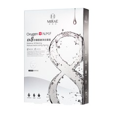 MIRAE 未來美 EX8分鐘極速淨白面膜 Set, 深層淨白, N.M.F天然保濕因子, 敏弱肌適用, 5片, 1盒