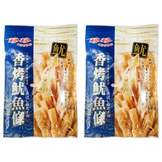 珍珍 香烤魷魚條, 香烤魷魚, 香烤魷魚條, 80g, 2包