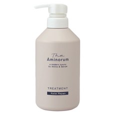 KUMANO 熊野油脂 The Aminorum 奢華氨基酸修護潤髮乳 TREATMENT, 400ml, 1瓶