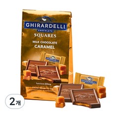 기라델리 밀크 초콜릿 카라멜 스퀘어백, 151g, 2개