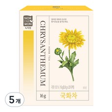 녹차원 국화차 티백, 0.8g, 20개입, 5개