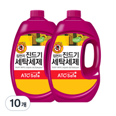 아토세이프 드럼겸용 집먼지진드기 세탁세제, 2.5L, 10개