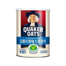 QUAKER 桂格 原片原味大燕麥片, 800g, 1罐
