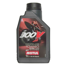 MOTUL 300V 10W/40 4T FL R.R 機油, 1L 全合成酯類機油, 1瓶