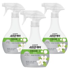 샤프란 케어 데오엑스 섬유탈취제 프레쉬 자스민향 본품, 500ml, 3개