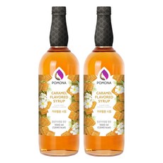 포모나 카라멜 커피시럽, 1L, 2개 1000ml, 2개