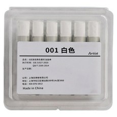 메이크마인 클래식 마카롱 오일 파스텔 화이트 6p, 1색, 1개