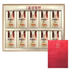 천제명홍삼 홍삼 절편 설 선물세트 + 쇼핑백, 20g, 1개 단품, 10개입