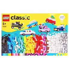 LEGO 經典系列 11036 混合顏色積木 5歲以上 創意車輛，激發無限想像力, 創意車輛 Creative Vehicles, 1盒