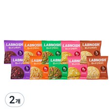 랩노쉬 단백쿠키 믹스 40g x 5종 x 2p 세트, 400g, 2개