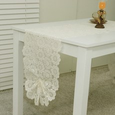 레이스자수식탁러너