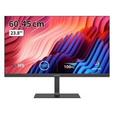 빅트랙 60.45cm FHD IPS 100Hz 평면 모니터 블랙, 24FM10001(일반)