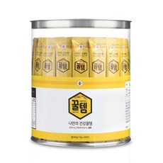 정담 꿀템 알뜰 실속형 허니 스틱 천연 벌꿀 계피 90p, 900g, 1개