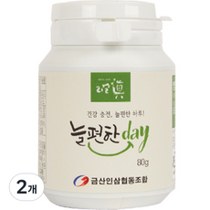 금산인삼협동조합 리얼진 늘편한 day 800p, 80g, 2개