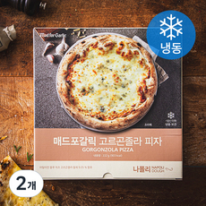 매드포갈릭 고르곤졸라 피자 나폴리 (냉동), 332g, 2개