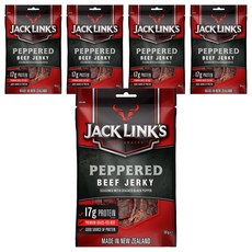 잭링크스 비프 져키 페퍼 육포, 50g, 5개