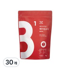 레인보우샵 베이킹소다 베이직, 1kg, 30개