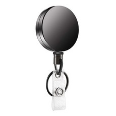 Life shop 彈力伸縮鑰匙扣 金屬易拉扣, 伸縮鑰匙圈, 易拉扣證件套, 1入