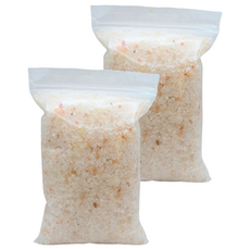 advance jewel 寶峻晶石館 玫瑰鹽粒, 水晶泡粗鹽 避邪開運 淨化 1KG (非食用級), 2包