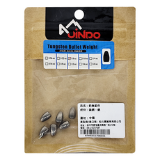 台灣 JiNDO 黑鱸牌 釣魚配件, 3.5g, 6入, 1包
