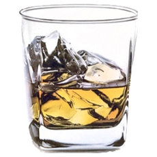 佩拉達 方形威士忌杯 89x86mm 透明色 295ml 6個, 89 x 86mm