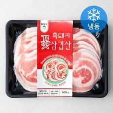 몬스터쉐프의 흑돼지 꽃삼겹살 (냉동), 600g, 1개