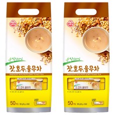 오뚜기 잣 호두 율무차, 18g, 50개입, 2개 18g, 1개입, 100개