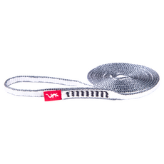 FIXE SLING DYN 扁帶環, 120cm長, 8mm寬, 22kN斷裂強力, 白色+邊框灰色, 120cm x 8mm, 灰色