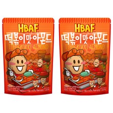 바프 떡볶이맛 아몬드, 120g, 2개 120g, 2개
