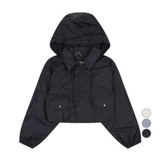 女款輕量休閒短版寬鬆外套