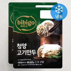 비비고 청양 고기만두 (냉동) 400g 2개 상품 이미지