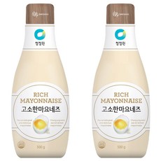 청정원 고소한 마요네즈, 500g, 2개