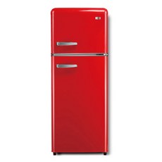 하이얼 레트로 스타일 냉장고 방문설치, 레드, BCD-118LHE