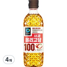 대상 청정원 사과 올리고당, 1.2kg, 4개