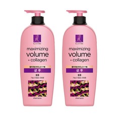 엘라스틴 콜라겐 & 아미노산 17종 볼륨 샴푸, 680ml, 2개